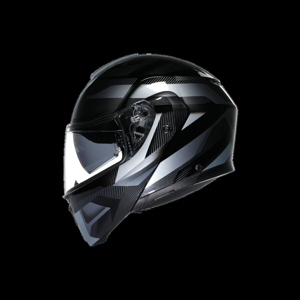 streetmodular ledro matte preto cinza capacete para motocicleta com abertura flip-up dote2206