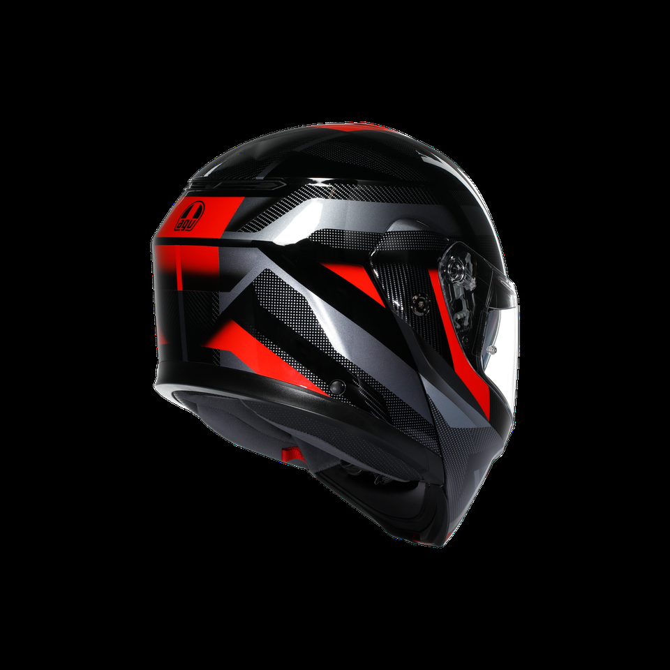 streetmodular ledro pretovermelho capacete para motocicleta com abertura flip up dote2206