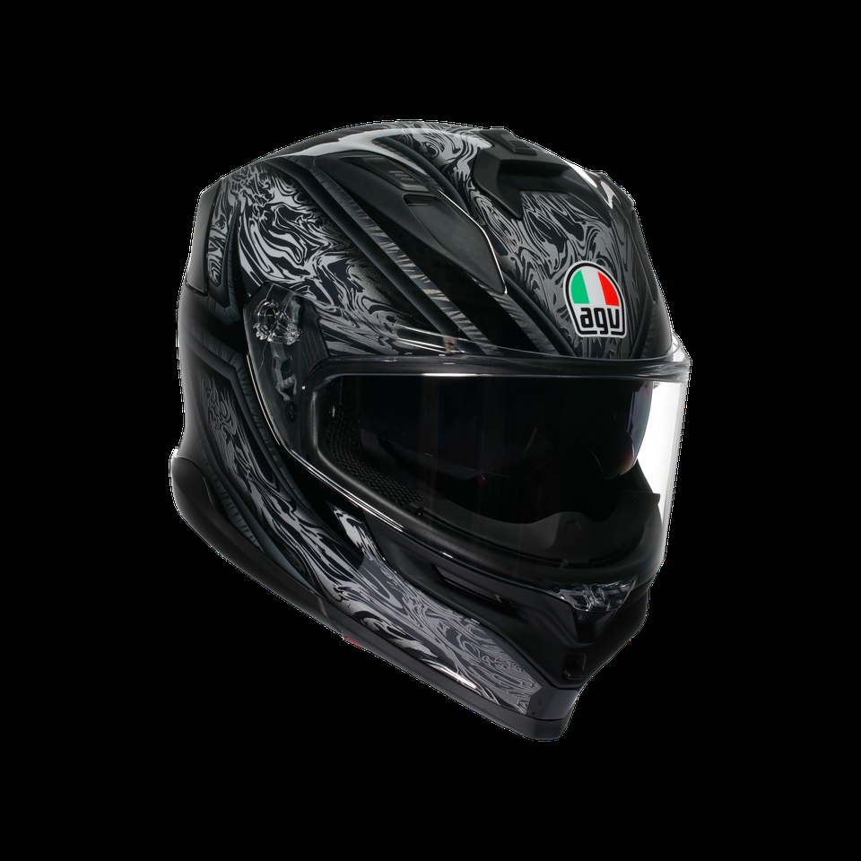 k7 mplk damascus blacksilver capacete integral para motocicleta dot e2206