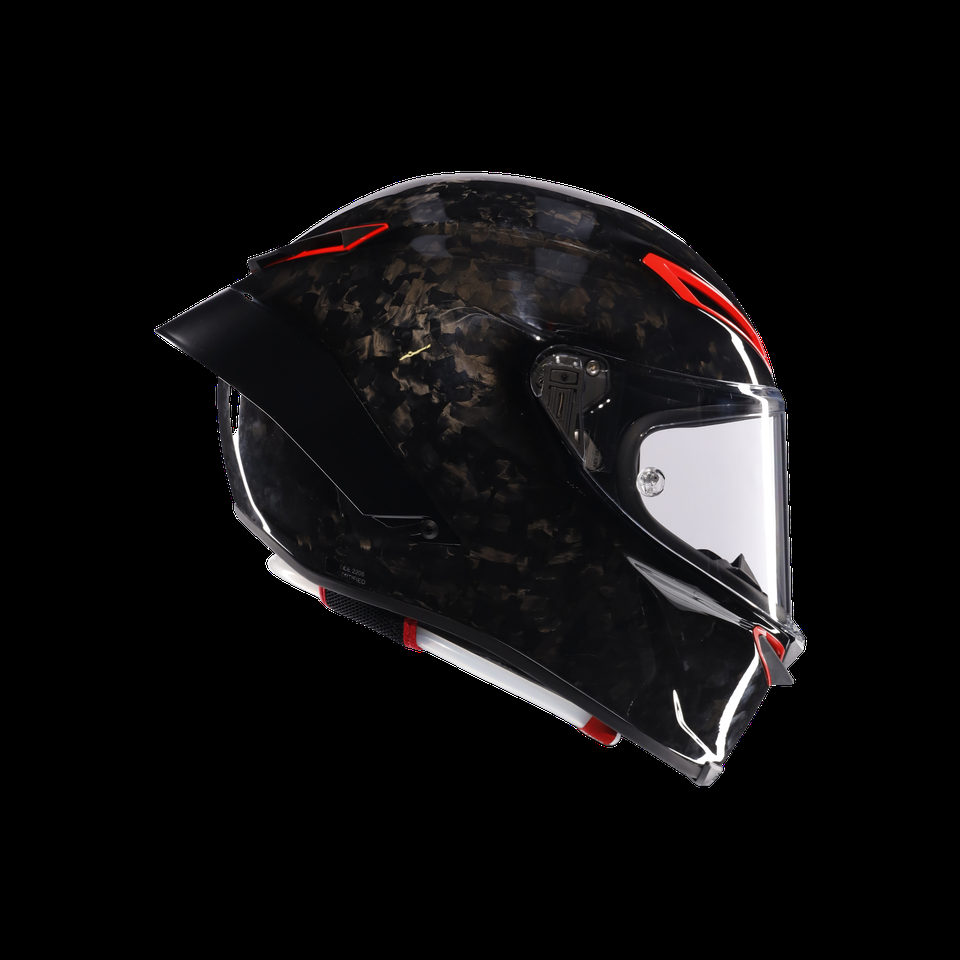 capacete de motocicleta fullface pista gp rr italia carbonio forgiato e2206 dot