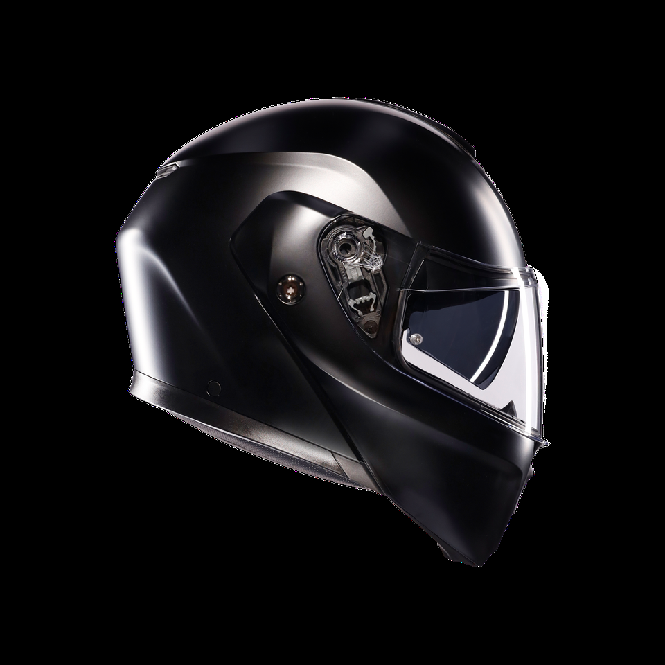 streetmodular mono matte preto capacete de moto flip up dote2206