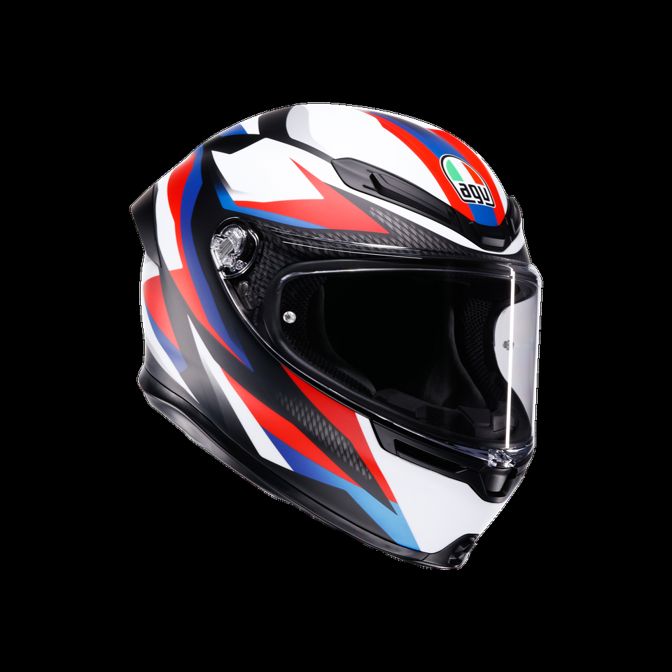 k6 s timewarp preto mate vermelho azul capacete integral para motocicleta dot e2206