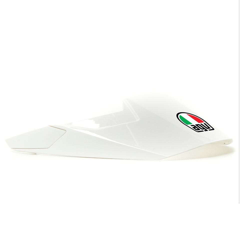 agv peak ax8 dual evoax8 dual parafusos de alumínio branco