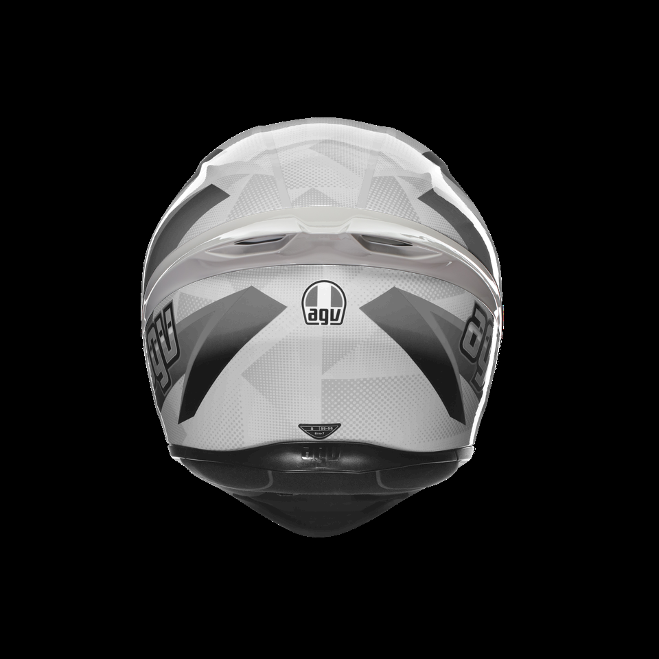 agv k1 s spoiler pintado cinza blipper