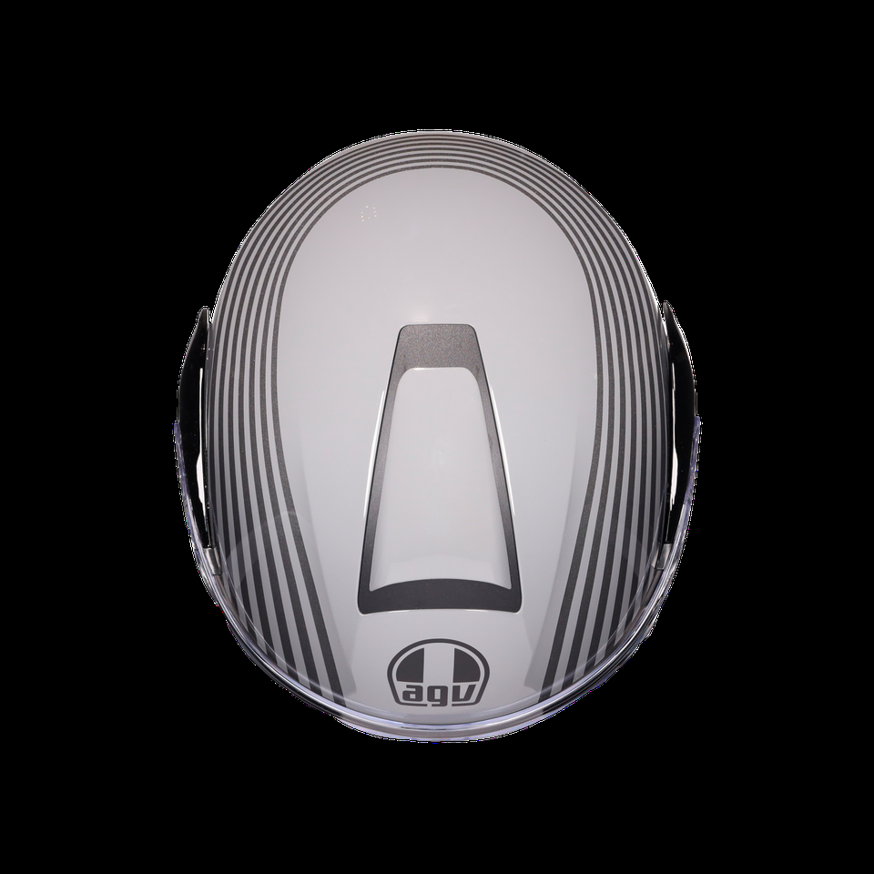 streetmodular iseo cinza-preto capacete de moto flip up dote2206