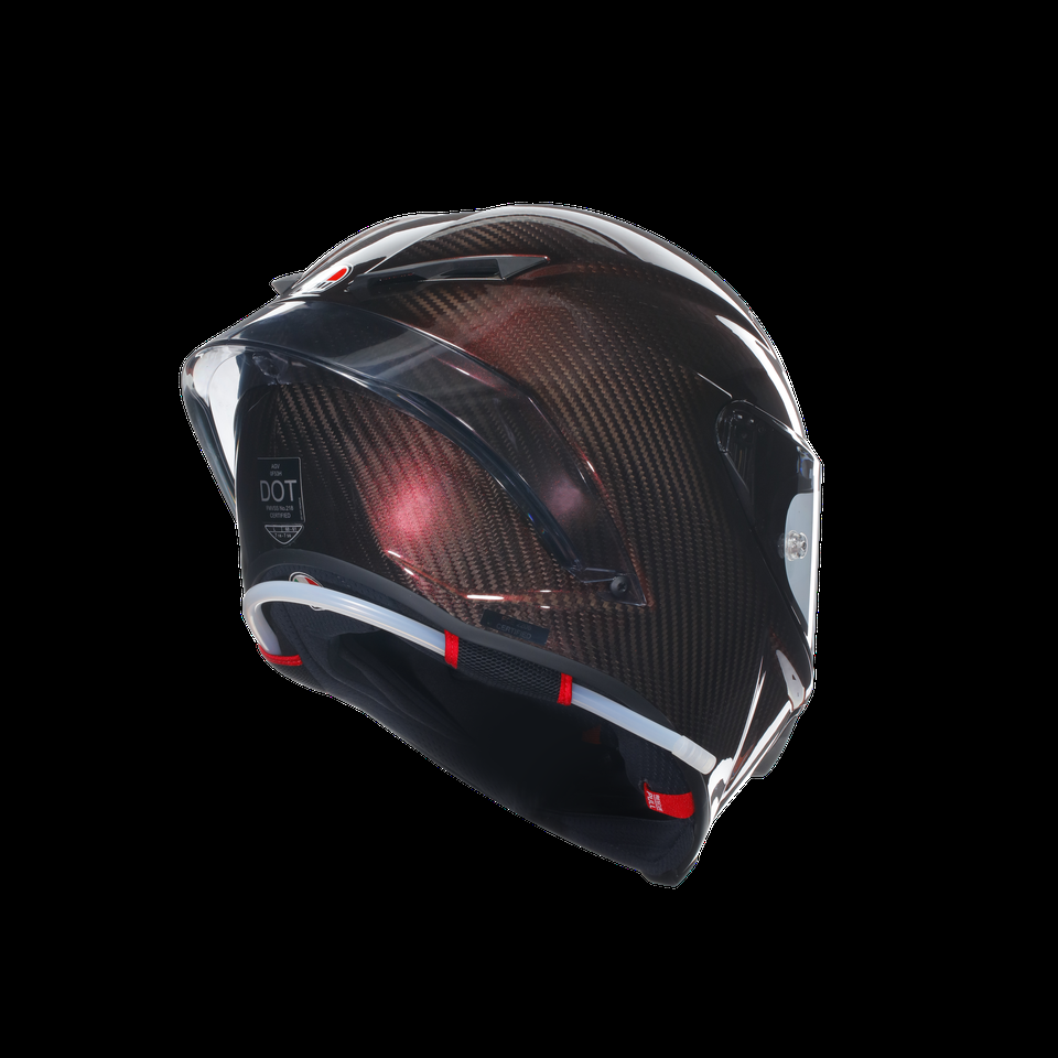 capacete integral para motocicleta pista gp rr mono red carbon e2206 dot