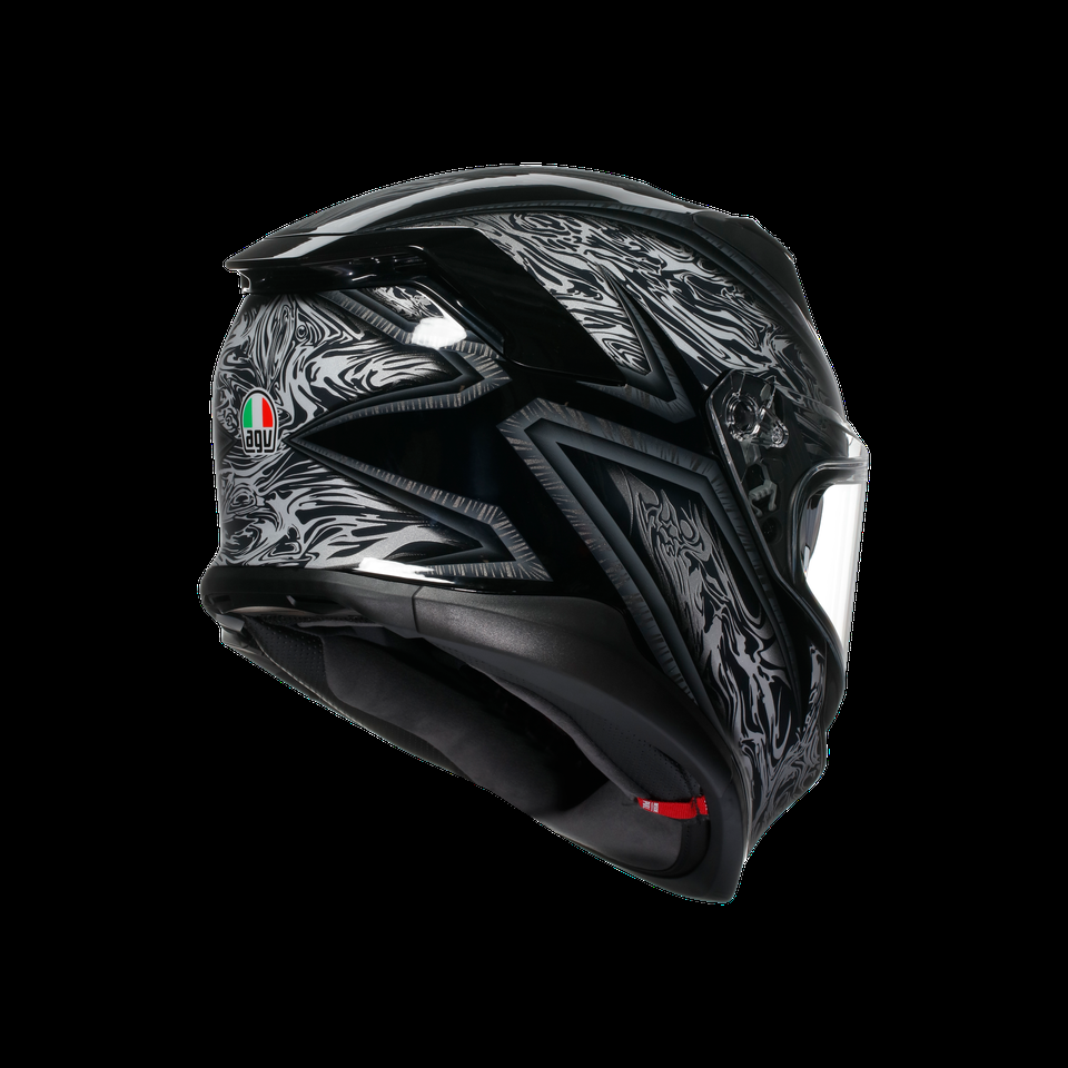 k7 mplk damascus blacksilver capacete integral para motocicleta dot e2206