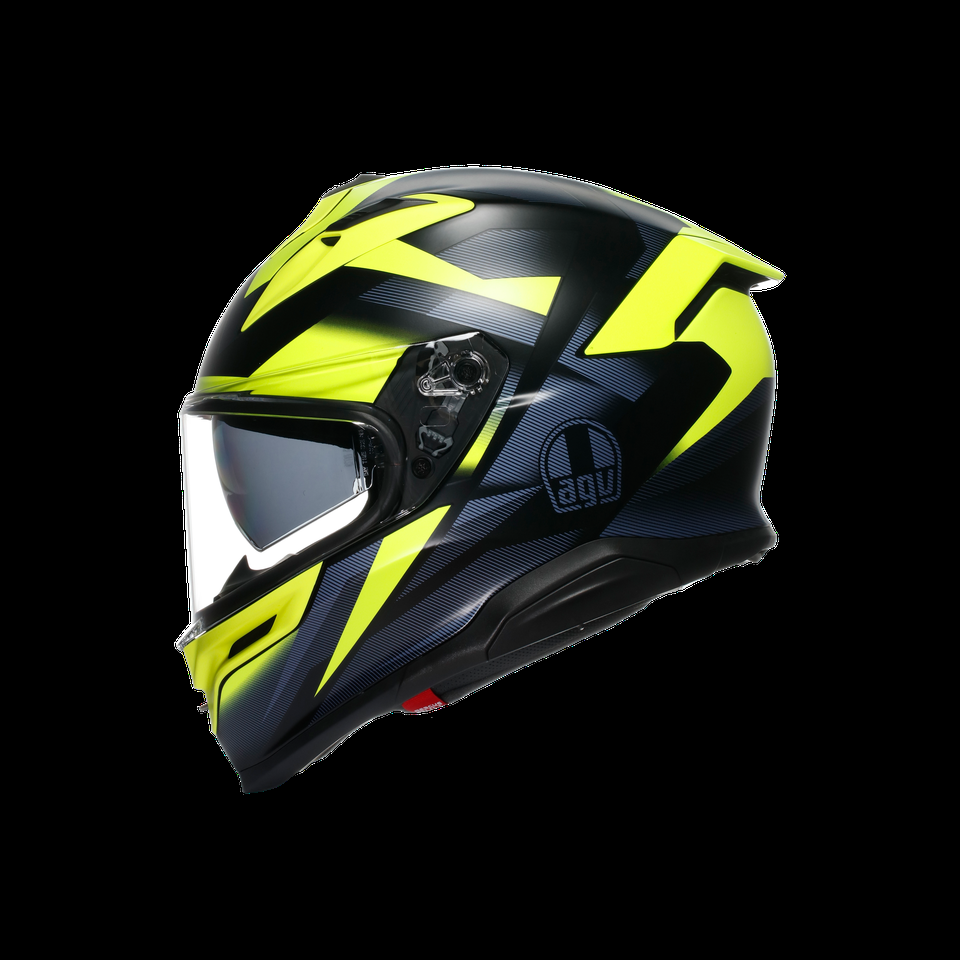 k7 mplk glimpse matt blackyellow fluo capacete integral para motocicleta dot e2206