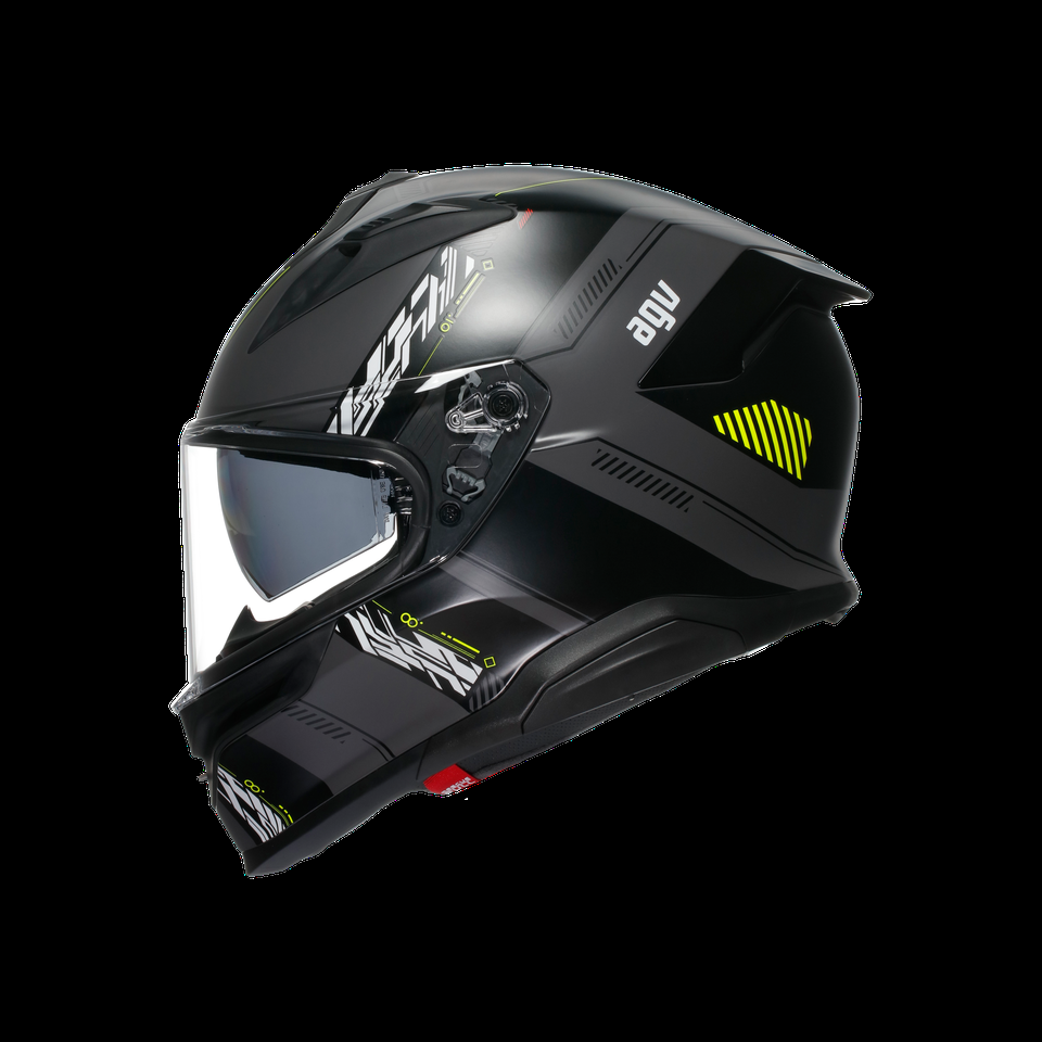 k7 mplk kyber matt greyyellow fluo capacete integral para motocicleta dot e2206