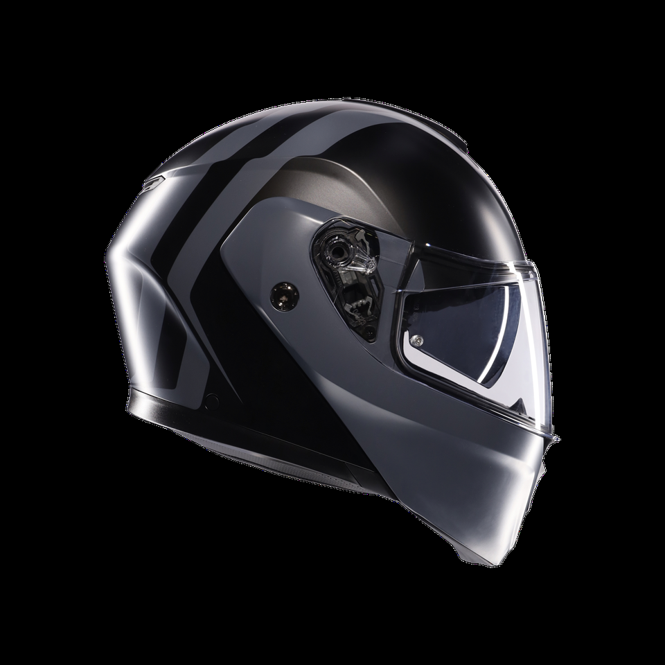 streetmodular resia matte preto cinza capacete para motocicleta com abertura flip-up dote2206