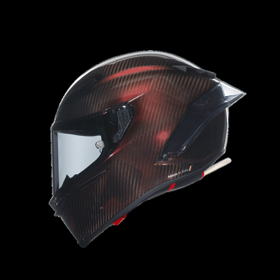 capacete integral para motocicleta pista gp rr mono red carbon e2206 dot