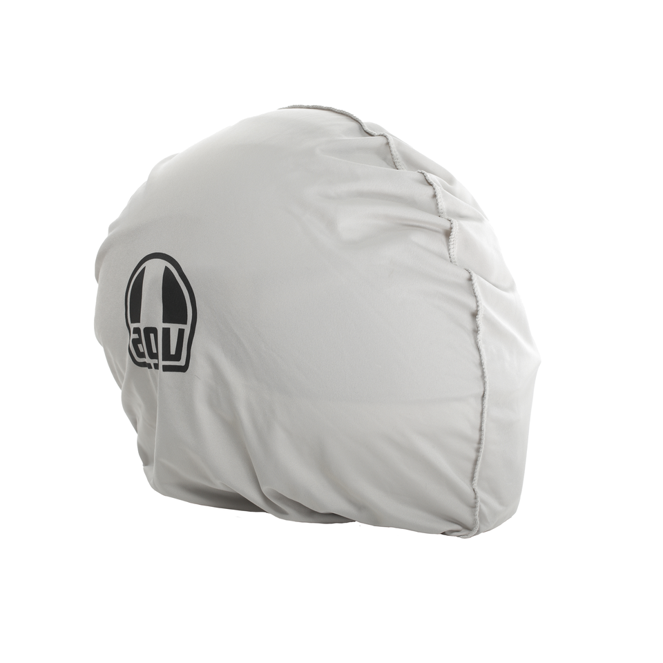 bolsa para capacete agv cinza