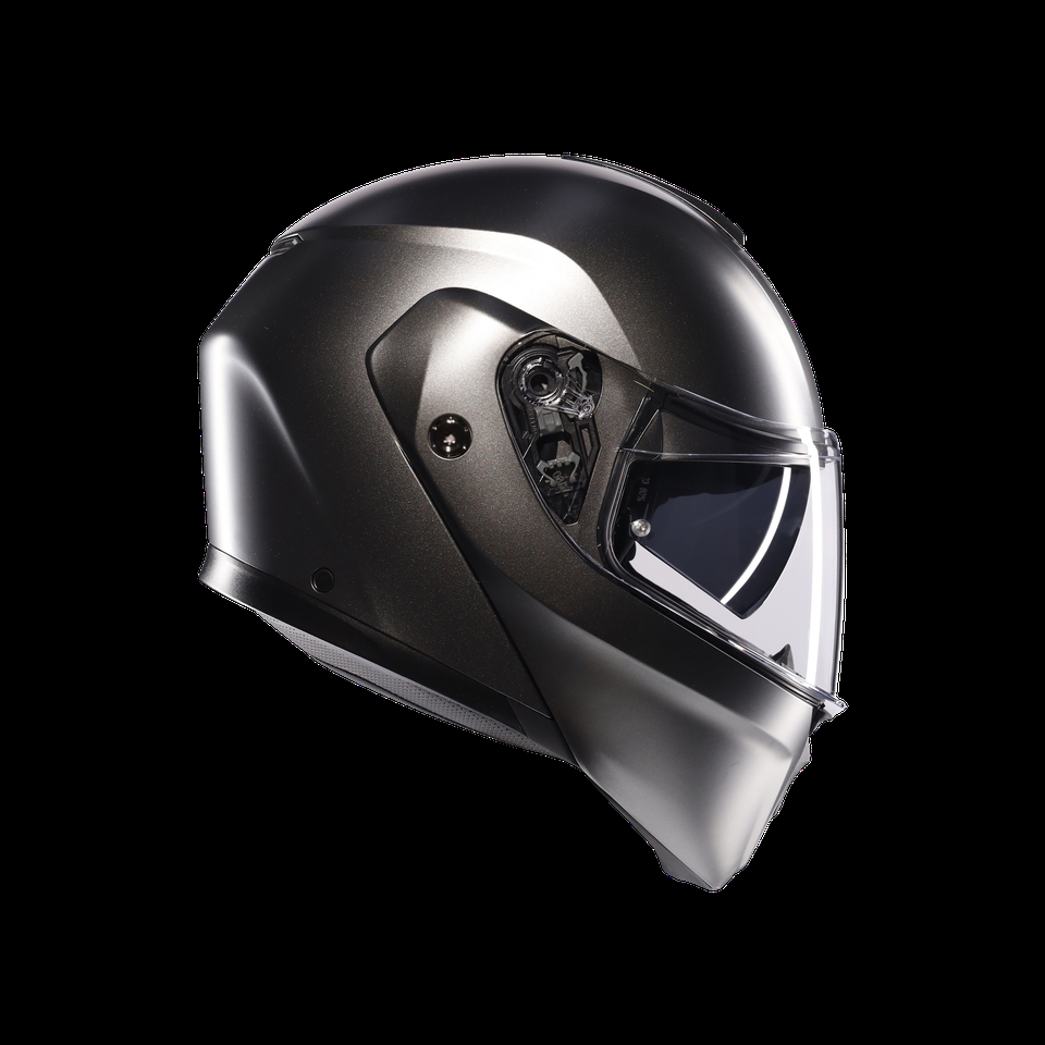 streetmodular mono matt asfalto grey capacete de motociclista flip up dote2206