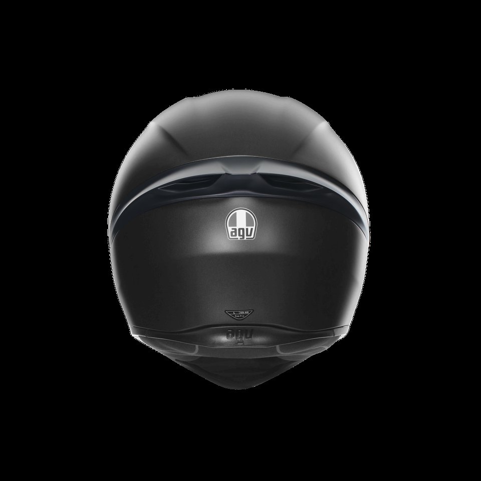 spoiler pintado agv k1 s metal preto