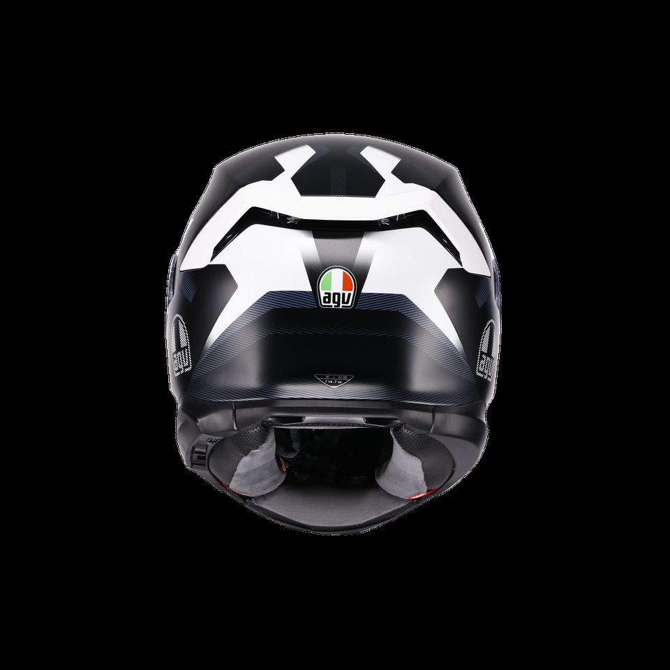 k7 mplk glimpse matt blackwhite capacete integral para motocicleta dot e2206