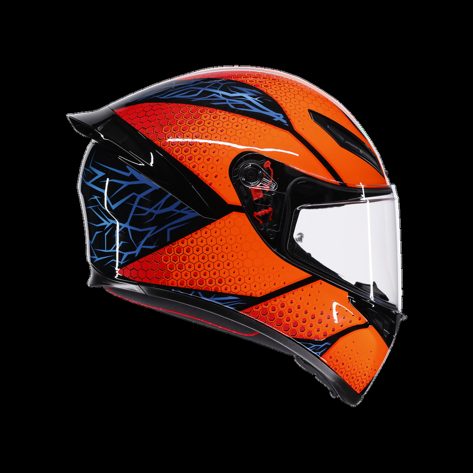 k1 s speedarmor preto laranja azul capacete integral para motocicleta dot e2206
