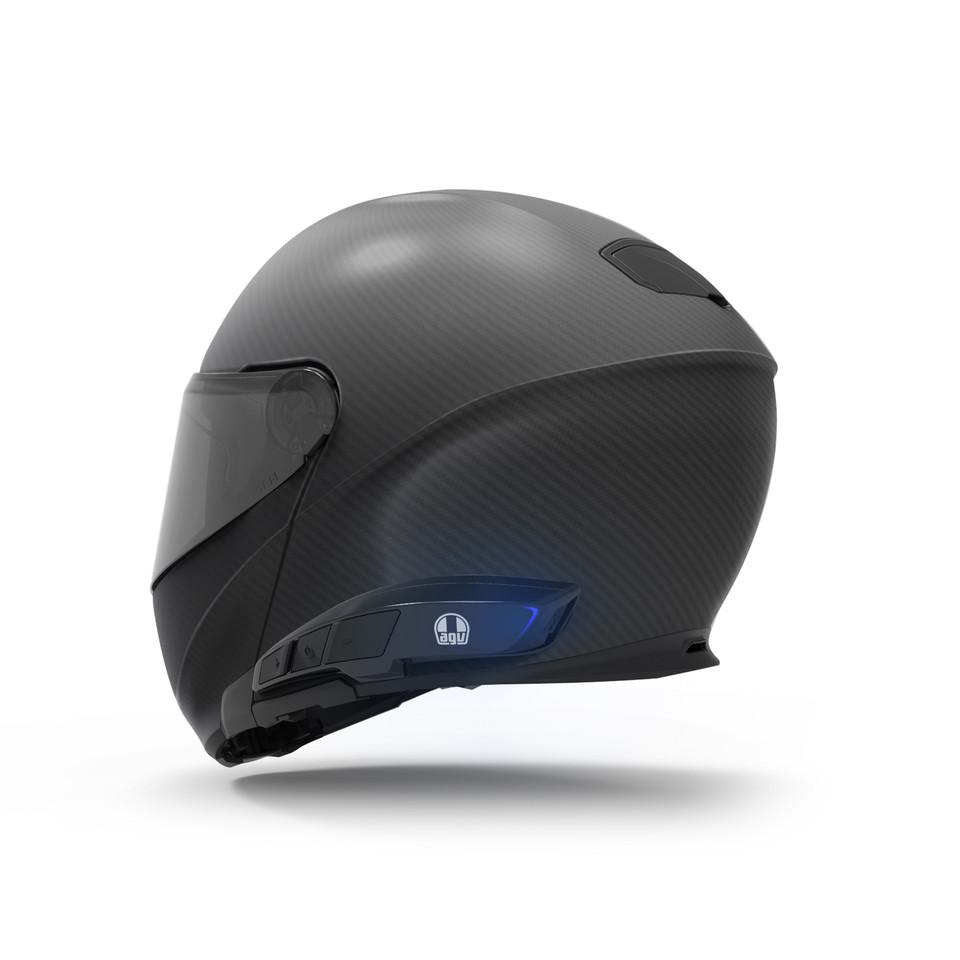 adaptador de intercomunicador agv sportmodular xlxxlxxxl preto