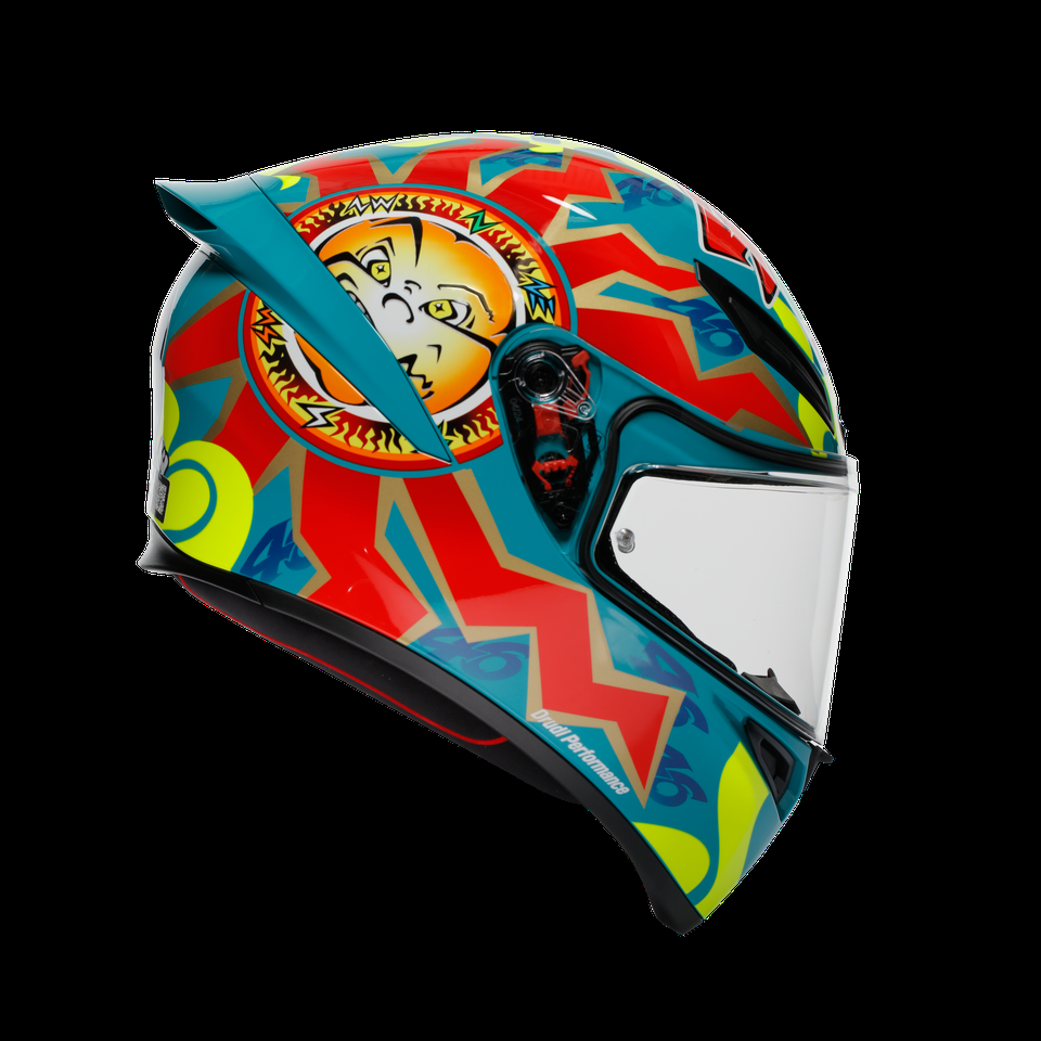 k1 s rossi mugello 1999 capacete integral para motocicleta dot e2206