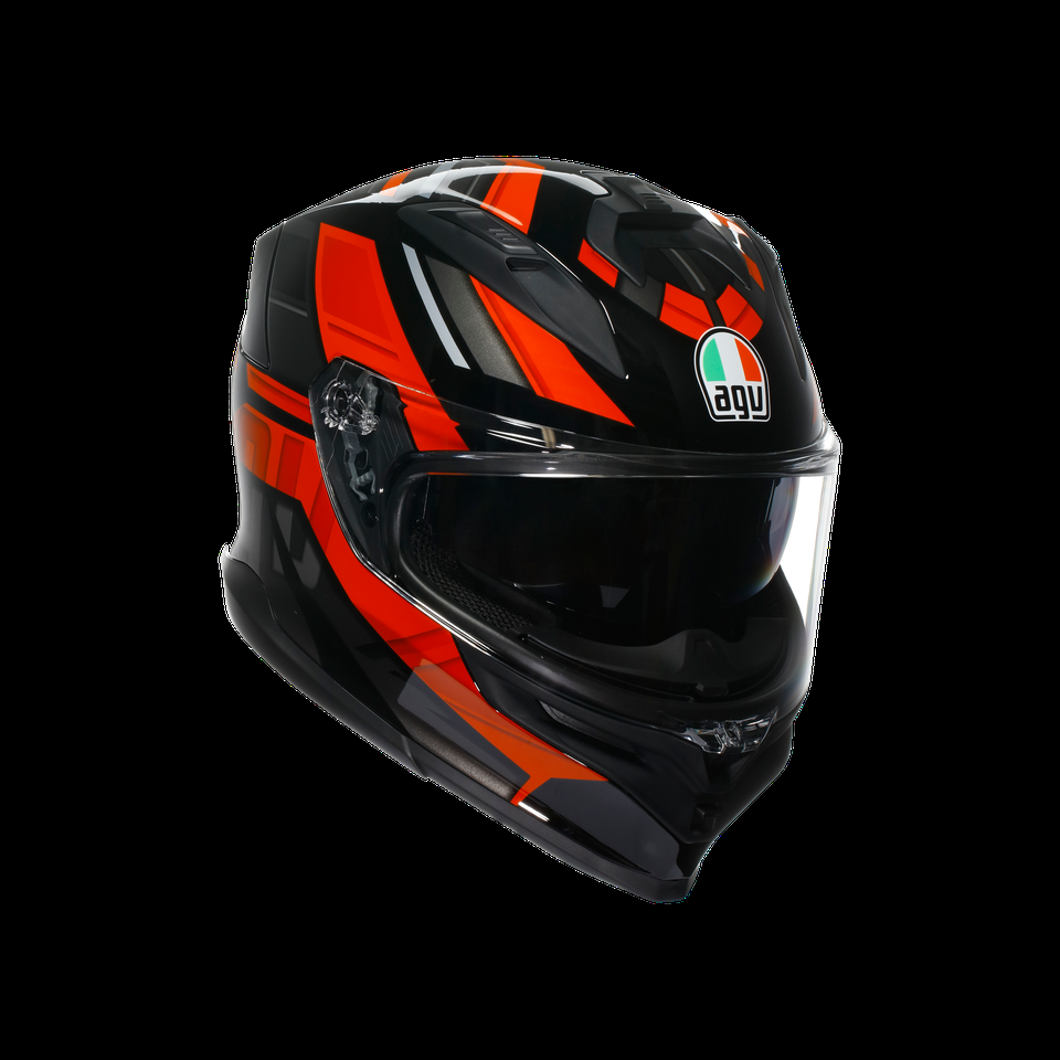 k7 mplk taurax blackred capacete integral para motocicleta dot e2206