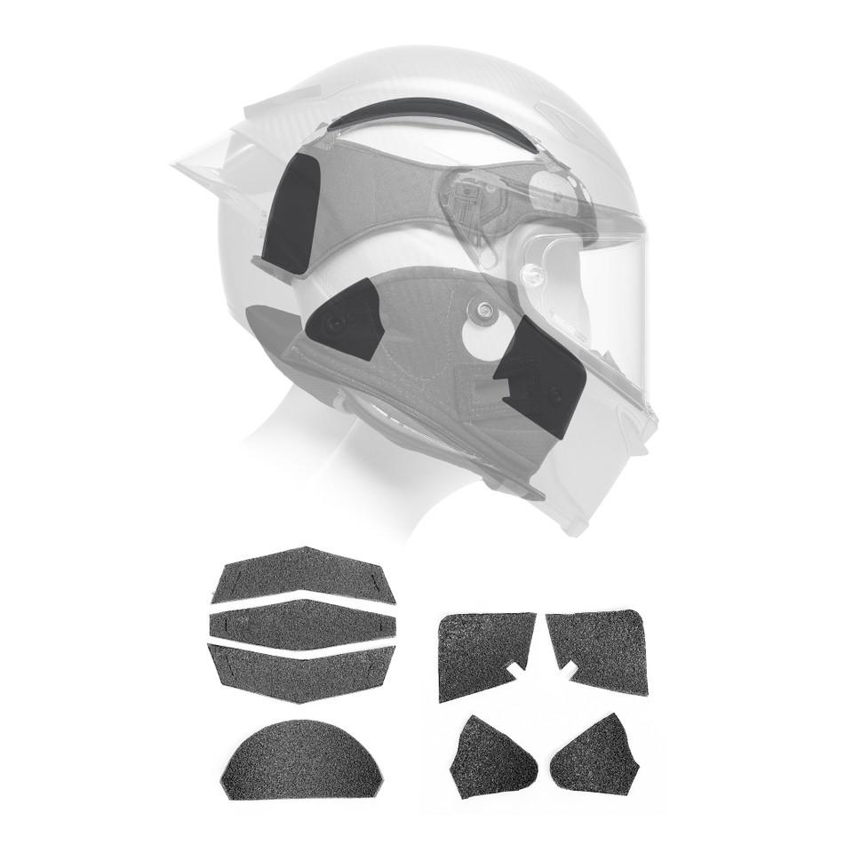 kit de personalização agv fit pista gp rr preto