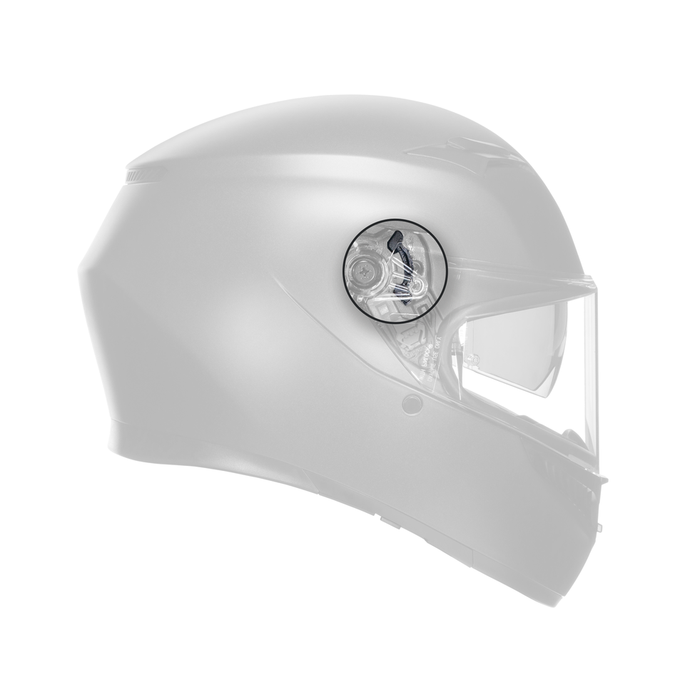 mecanismo de visor agv click k3 preto