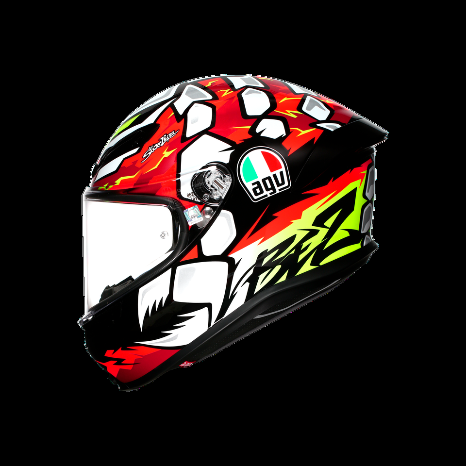 k6 s bezzecchi 2024 capacete integral para motocicleta dot e2206